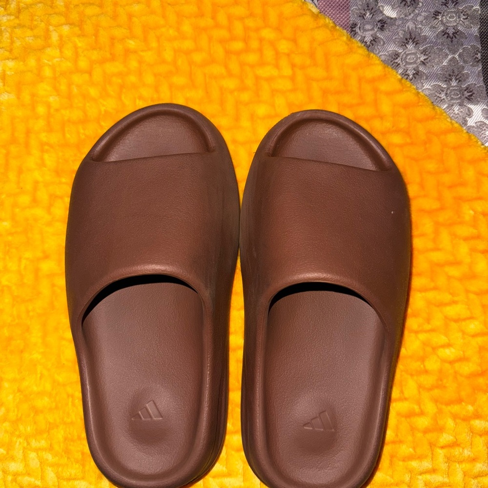 Adidas Chocolate Brown Slides